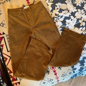 Madewell brown corduroy pants